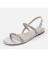 Dream Pairs Women's Casual Dress Rhinestone Silver Sandal Size 8.5 - $19.95