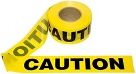 High-Visibility &quot;Caution&quot; Safety Tape, (3&#39; X 1000&#39;)Roll - $10.76