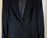 Women Giorgio Armani Black One-Button Jersey Jacket and Belt Accessory S... - $717.75