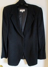 Women Giorgio Armani Black One-Button Jersey Jacket and Belt Accessory S... - $13,690.77 MXN
