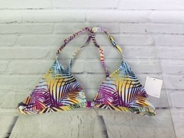 Urban Outfitters Out From Under Triangle Bikini Swim Top Palm Print Wome... - £19.33 GBP