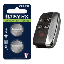 Land Rover Keyfob Replacement Battery Panasonic CR2032 Lithium (2 Pack)+... - $5.16
