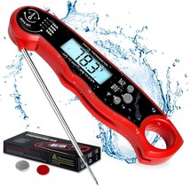 Meat Thermometer Digital for Cooking and Grilling Collapsible Probe with... - £19.43 GBP