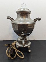 Vintage MERIDEN HOMELECTRICS Manning Bowman Percolator Coffee Pot Works - $28.04