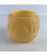 Step 2 Pretend Play Cookie Jar Snack Container Yellow Toy Vintage 1990&#39;s - $39.19 CAD