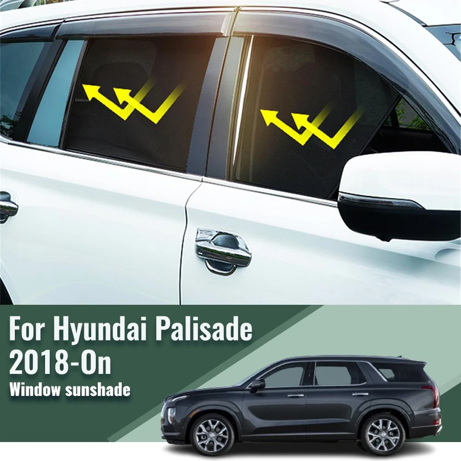 Ade 2018 2023 2024 magnetic car sunshade visor front windshield frame curtain rear side thumb200