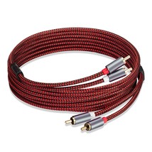 Rca Cable 20 Ft 2Rca To 2Rca Cable 2Rca Male To 2-Rca Male Audio Stereo ... - $21.99