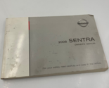 2008 Nissan Sentra Owners Manual Handbook OEM G03B34016 - $14.84