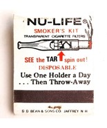 Nu Life Smoker&#39;s Kit Vintage Matchbook Matches Pre-Vape Pen Tips Unstruc... - $467.16 MXN
