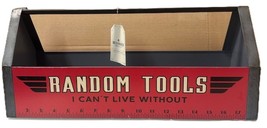 METAL TOOLBOX TRAY  GARDEN TOOL DECOR PROP ART CADDY or for tools - $18.99