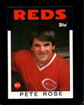 1986 Topps #741 Pete Rose Nmmt Reds Mg *X102499 - £4.24 GBP