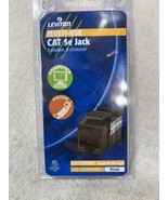 Leviton 5G108-RE5 QuickPort Multi-Use CAT 5e Adaptor Jack - Black - £7.74 GBP