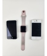 Apple Parts Lot iPhone 4s Apple Watch Series 1 Ipod Touch 3rd Gen -Not W... - £46.65 GBP