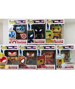 Lot of 7 Funko Pop DC Gingerbread Superheroes NEW - Black Panther, Thor,... - £55.39 GBP