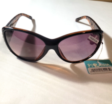 Piranha Fashion 5 Sunglasses Gems Wide Temple Style # 60003 Brown - £6.91 GBP