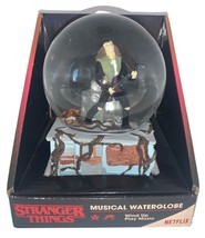 Stranger Things Water Globe Musical Netflix Eddie Munson Wind Up Music - £19.14 GBP