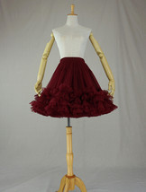 Purple A-line Layered Tulle Skirt Custom Plus Size Ballrina Tulle Skirt image 12