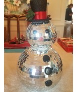 Christmas/Holiday Freestanding Bling Snowman 14 inches high-New(Display ... - $87.88