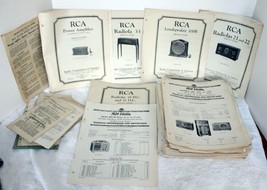 Lot 50+ RCA Victor Radio Schematics Service Data ~ Radiolas etc 1920&#39;s t... - £169.67 GBP