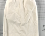 Lafayette 148 Skirt Womens 8 White Knee Length Back Zipper Custom Tailored - £46.43 GBP