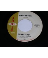 Duane Eddy Ring Of Fire Bobbie 45 Rpm Record Vinyl Jamie Label VG+ - £9.58 GBP