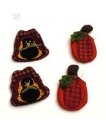 Harvest Flatware Holders Holiday Tableware Decor Set of 4 - $90.73 MXN