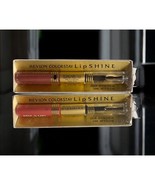 2 NEW REVLON Colorstay Lipshine #13 Electric &amp; #09 Strobe Lipstick Gloss... - $264.54 MXN