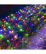 Christmas Net Lights, 360 LED 12FT X 5 FT Green Wire Waterproof Connecta... - $504.09 MXN