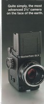 Rolleiflex SLX Fold Out Manual (1980&#39;s) - $4.00