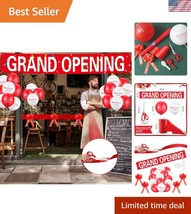 Complete Grand Opening Decoration Set: 40 Balloons, Banner &amp; Cutting Sci... - $42.00