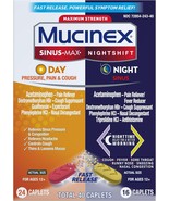 Mucinex Maximum Strength Sinus-Max Pressure, Pain &amp; Cough &amp; Nightshift S... - $33.77