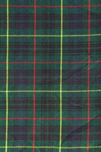 Hunting Stewart Acrylic Wool Tartan Scottish 8 Yards Kilt 13oz - £65.21 GBP