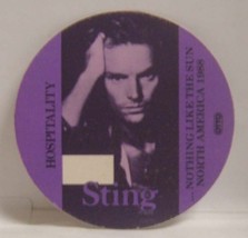 Sting / The Police - Vintage Original Concert Cloth Tour Backstage Pass - £7.85 GBP