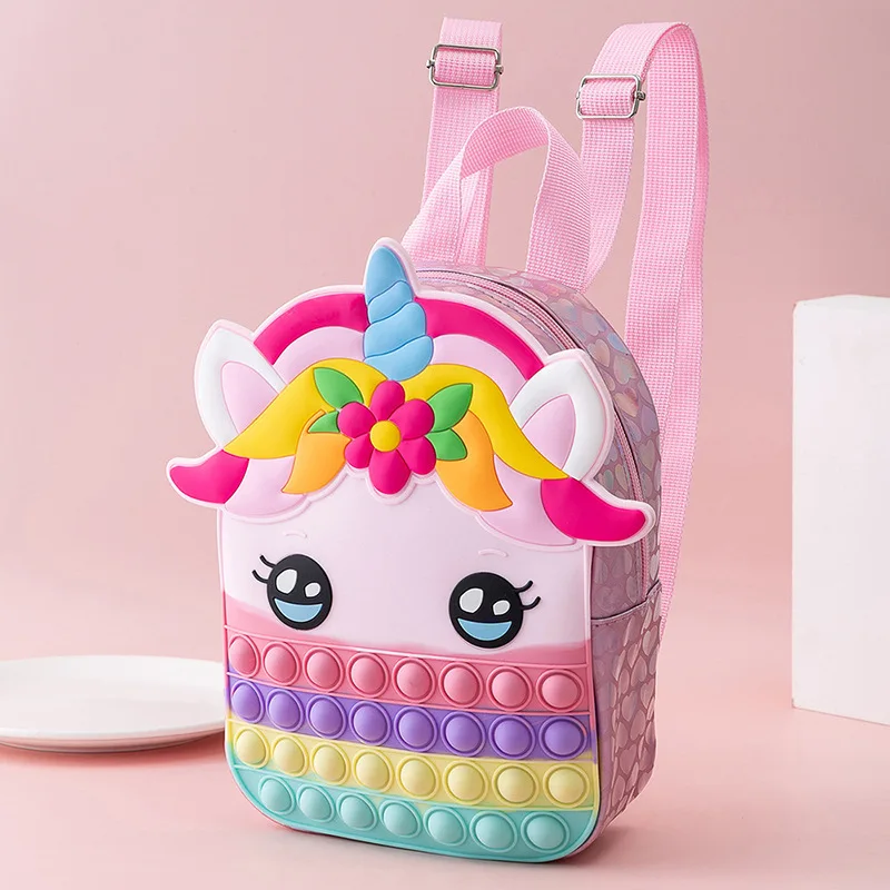 Play Pop Backpack for Girls Pops Shoulder Bag Mini School Backpacks Unicorn Gift - £39.96 GBP