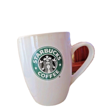 Starbucks Coffee Mug Cup 12.4 Oz White Mermaid Siren Logo On Both Sides - £9.30 GBP