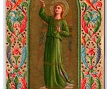 Angelo Del Beato Angelico Religious Icon Embossed 1904 UDB Postcard M17 - £2.80 GBP