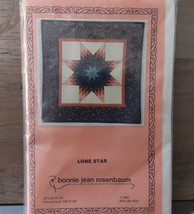 Lone Star Quilt Pattern Bonnie Jean Rosenbaum 1993 10 Stars Quilt Size 1... - £14.80 GBP