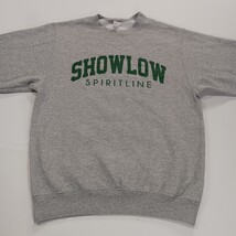 Port & Company SHOWLOW SPIRITLINE Men's Gray Essential Fleece Sweatshirt Size S image 10