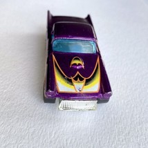 1977 Hot Wheels Diecast Toy Hot Rod Car Purple with Flames Mattel 57 For... - $12.49