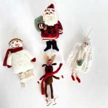 2002 Hallmark Crown Santa &amp; His Sweetest Friends Keepsake Ornaments Set ... - $15.99