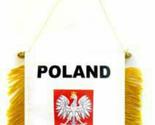 K&#39;s Novelties Poland Eagle Mini Flag 4&quot;x6&quot; Window Banner w/Suction Cup - $2.88