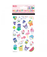 Hello Kitty and Friends Sanrio Tropical Summer Sticker Sheet Multi-Color - £7.87 GBP