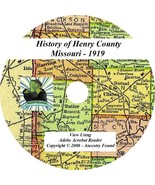 1919 - HENRY County Missouri MO - History &amp; Genealogy Ancestry Family - ... - £4.62 GBP
