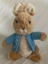 Peter Rabbit Gund Plush Bunny With Blue Jacket 8” Baby Toy - £7.82 GBP