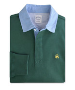 Brooks Brothers Slim Fit Dark Green Pocket Rugby Polo Shirt, XXL 2XL, 78... - $132.68 CAD
