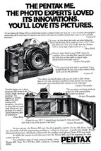 Pentax ME Camera Magazine Ad Print Design Advertising - $12.86