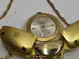 Jufrex Lady Bug Gold Cicada Pendant Watch - $70.95 CAD