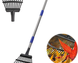Garden Rake -Small Leaves Rakes for Gardening - 11 Metal Tines 8.5&quot; Wide... - $29.45