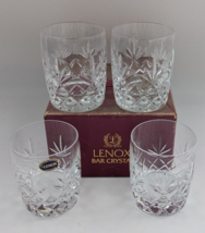 Lenox Charleston Double Old Fashioned Crystal Whiskey Glasses - Set Of  ... - £106.94 GBP