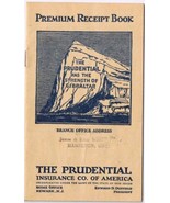 Prudential Insurance Premium Receipt Book 1934 - $2.74